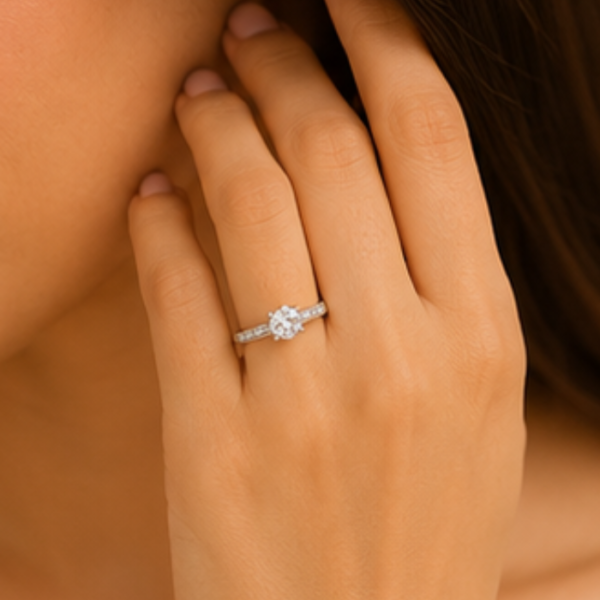 Eternal Spark Solitaire Ring